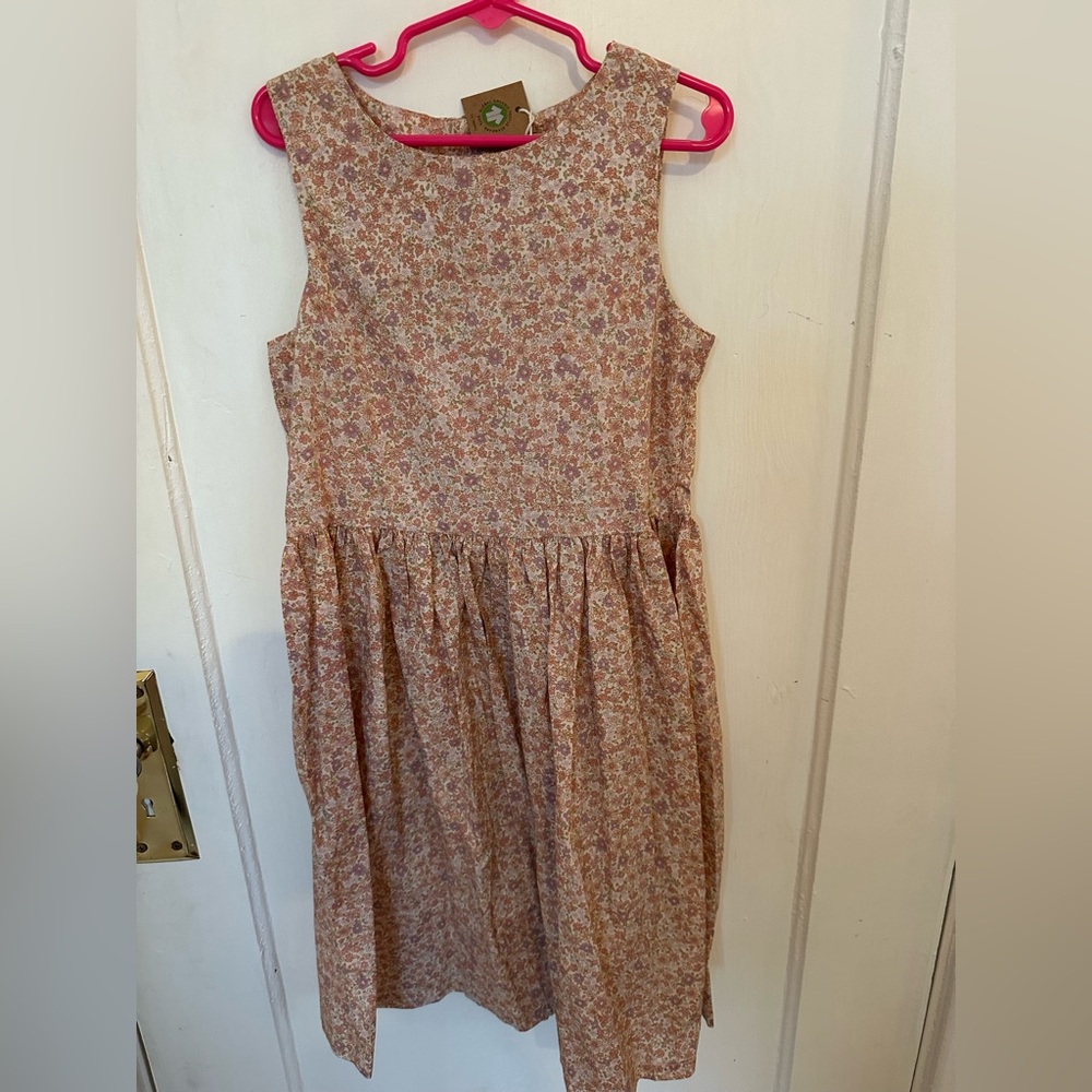 Wheat floral dress